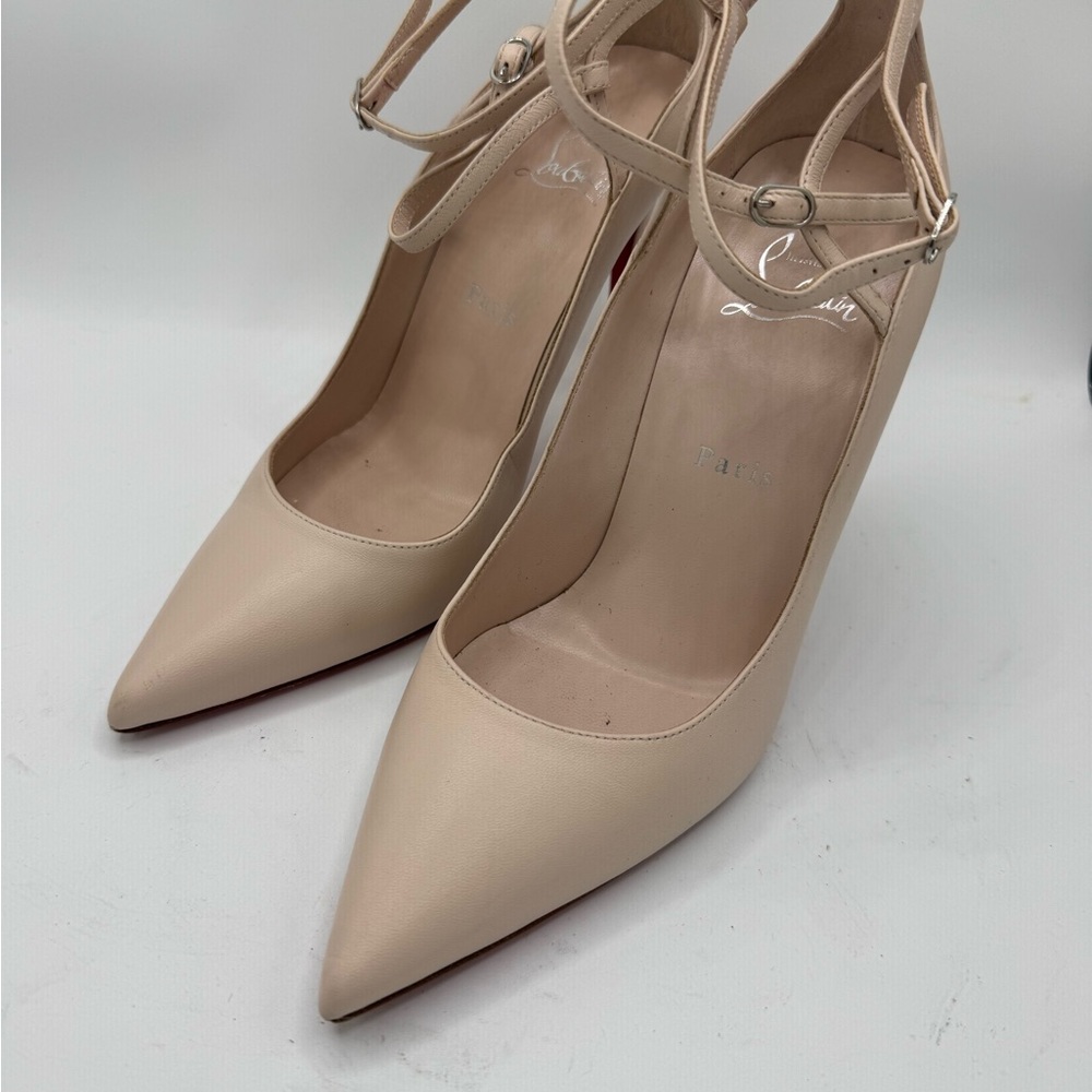 Christian Louboutin Cream Stiletto Heels